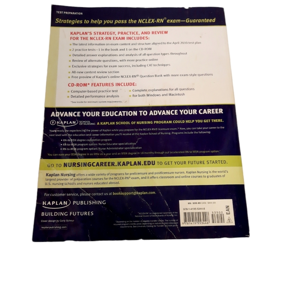 Kaplan NCLEX-RN 2010-2011 Edition: Strategies teaching materials learning - Picture 2 of 2